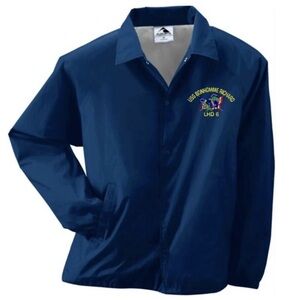 Augusta Sportswear Windbreaker S M L XL USS Bonhomme Richard LHD 6 Navy Blue